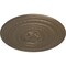 Ekena Millwork Pearl Ceiling Medallion (Fits Canopies up to 1 7/8"), Hand-Painted Warm Silver, 26 1/4"OD x 1 1/2"P CM26PEWSS - alternate 3